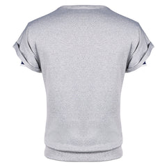 Stranger Things Saison 5(2025) Lucas Sinclair Haut Gris Cosplay Costume