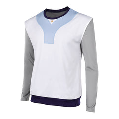 Stranger Things Saison 5(2025) Lucas Sinclair Sweat-shirt Gris et Blanc Cosplay Costume