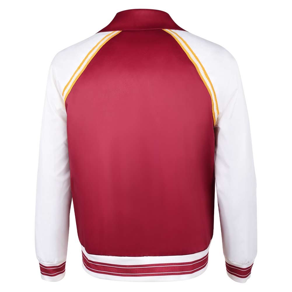 Stranger Things Saison 5(2025) Lucas Sinclair Veste Rouge et Blanche Cosplay Costume
