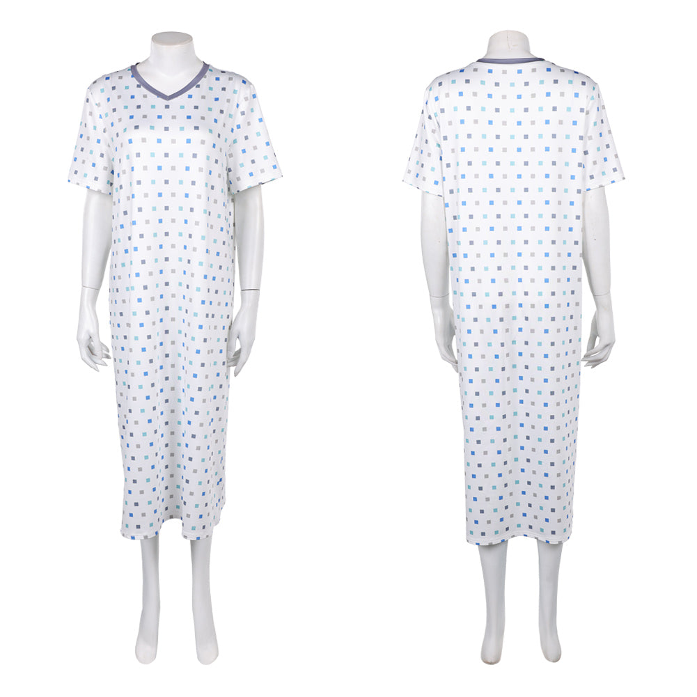 Stranger Things Saison 5(2025) Max Mayfield Robe Blanche à Pois Cosplay Costume