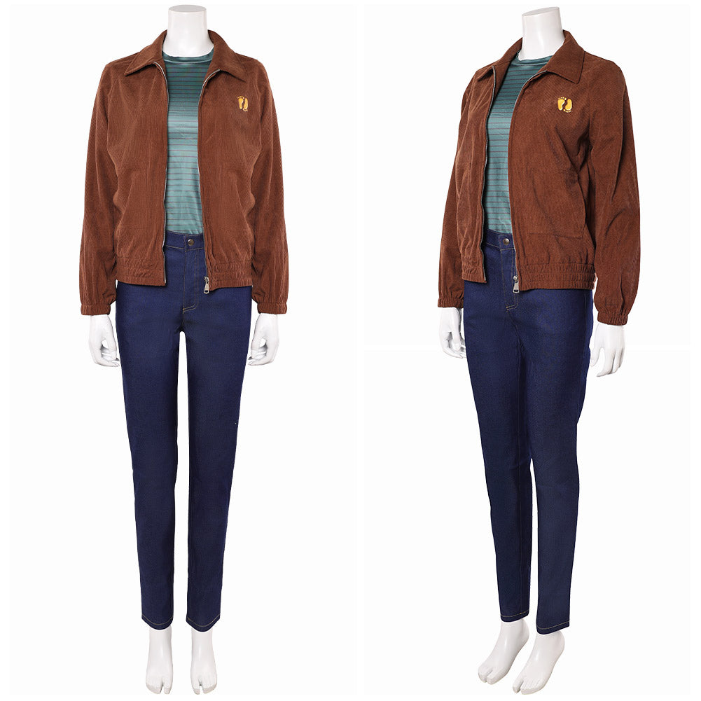 Stranger Things Saison 5(2025) Max Mayfield Tenue Brune et Bleue Cosplay Costume