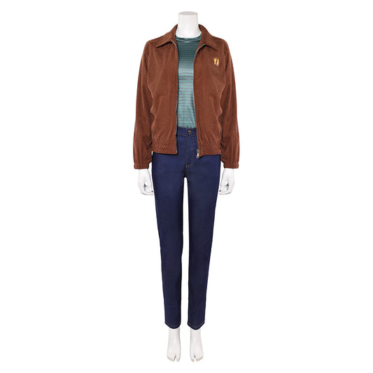 Stranger Things Saison 5(2025) Max Mayfield Tenue Brune et Bleue Cosplay Costume
