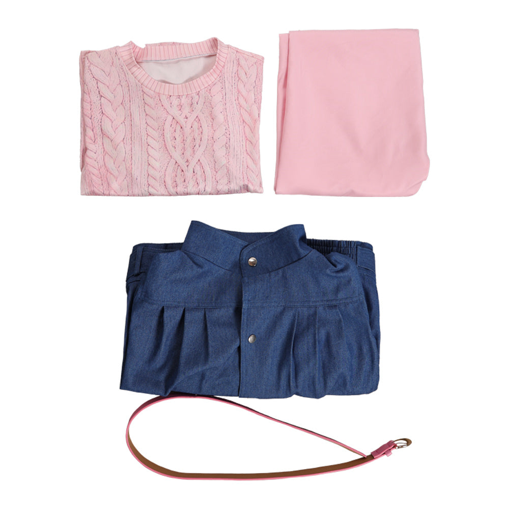 Stranger Things Saison 5(2025) Max Mayfield Tenue Rose et Bleue Cosplay Costume