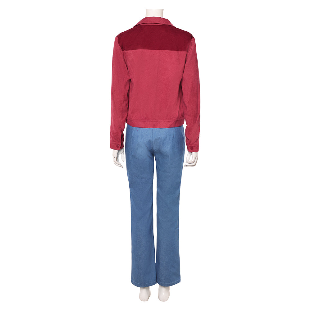 Stranger Things Saison 5(2025) Max Mayfield Tenue Rouge et Bleue Cosplay Costume