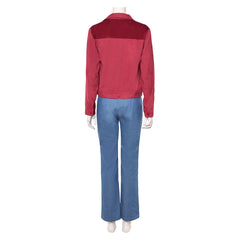 Stranger Things Saison 5(2025) Max Mayfield Tenue Rouge et Bleue Cosplay Costume