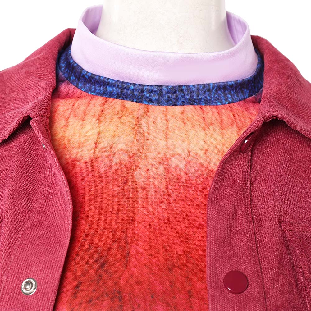 Stranger Things Saison 5(2025) Max Mayfield Tenue Rouge et Bleue Cosplay Costume