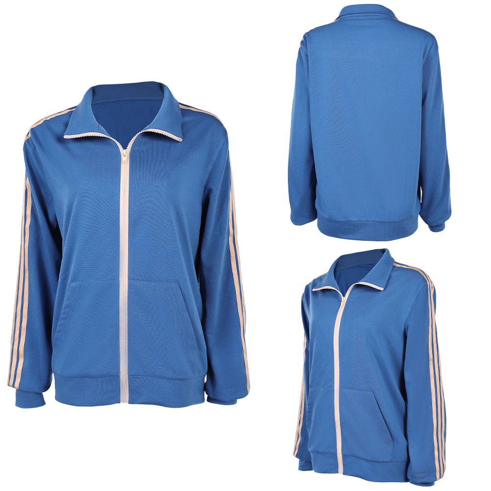 Stranger Things Saison 5(2025) Max Mayfield Veste Bleue Cosplay Costume