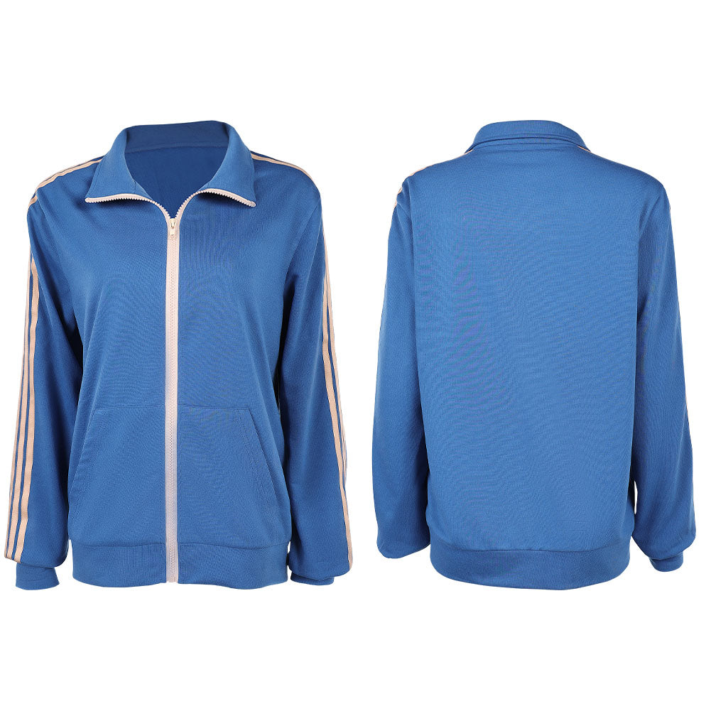 Stranger Things Saison 5(2025) Max Mayfield Veste Bleue Cosplay Costume