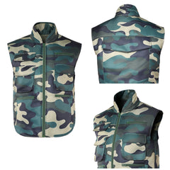 Stranger Things Saison 5(2025) Mike Wheeler Gilet de Camouflage Cosplay Costume