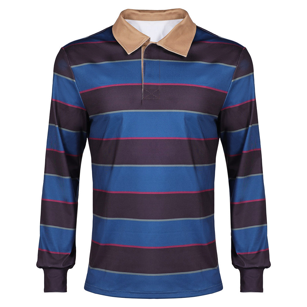 Stranger Things Saison 5(2025) Mike Wheeler Haut à Rayures Cosplay Costume