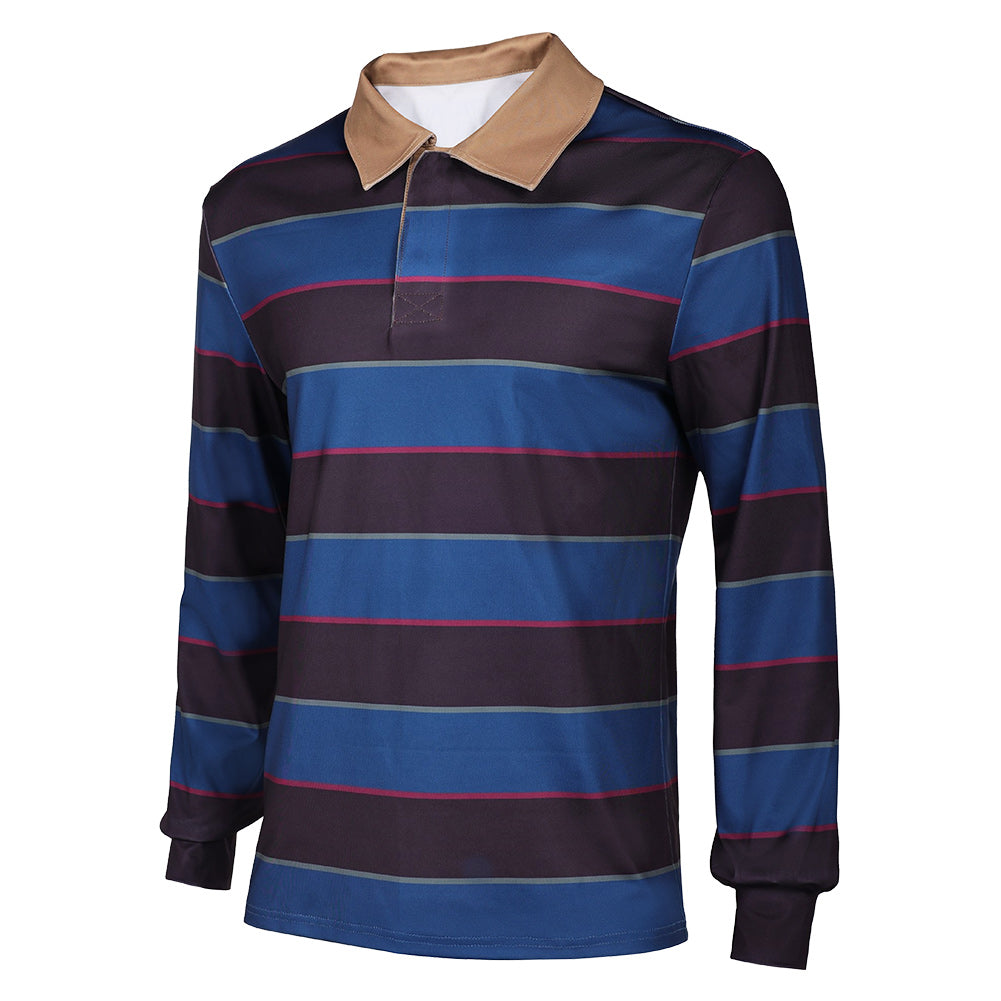 Stranger Things Saison 5(2025) Mike Wheeler Haut à Rayures Cosplay Costume