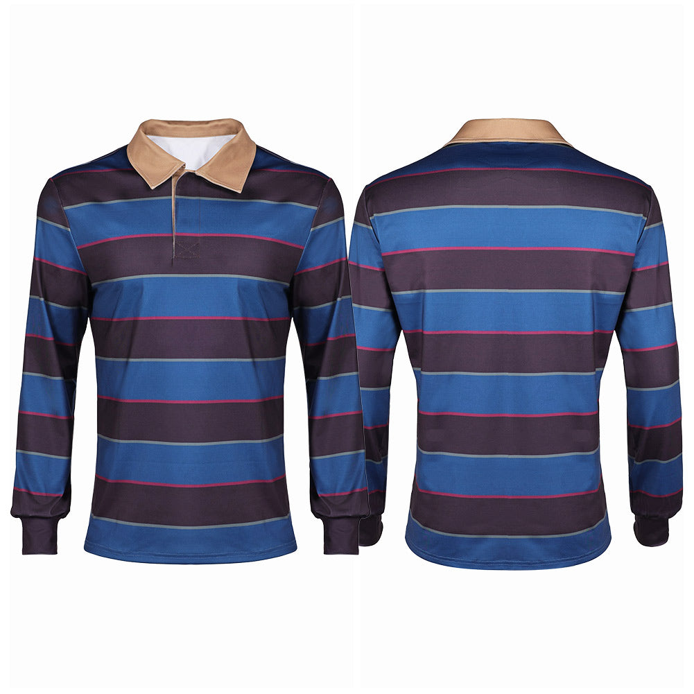 Stranger Things Saison 5(2025) Mike Wheeler Haut à Rayures Cosplay Costume