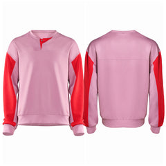 Stranger Things Saison 5(2025) Steve Harrington Sweat-shirt Rose et Rouge Cosplay Costume