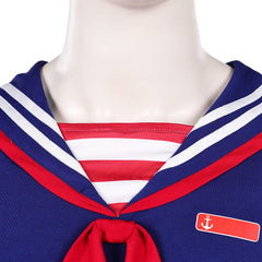 Stranger Things Saison 5(2025) Steve Harrington Tenu de Marin Bleue Cosplay Costume