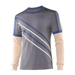 Stranger Things Saison 5(2025) Will Byers Haut Gris et Bleu Cosplay Costume