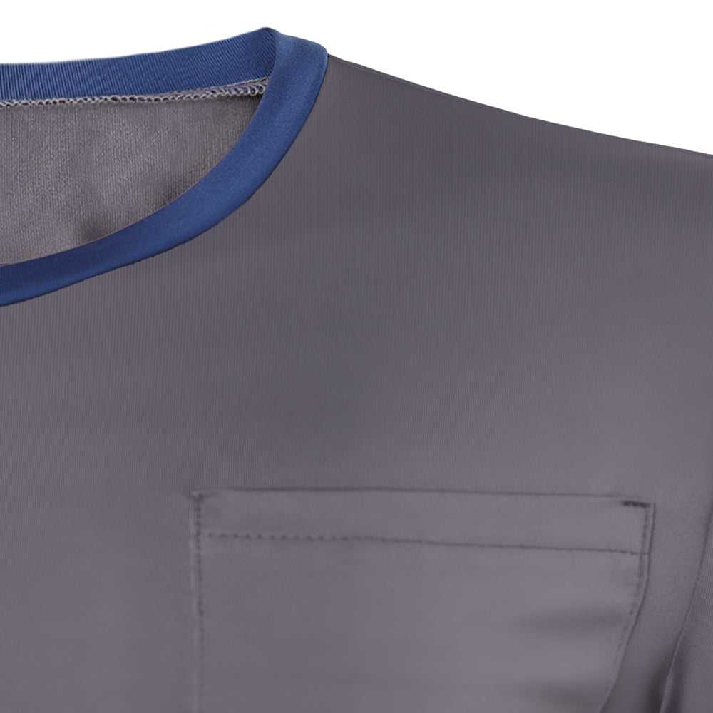 Stranger Things Saison 5(2025) Will Byers Haut Gris et Bleu Cosplay Costume