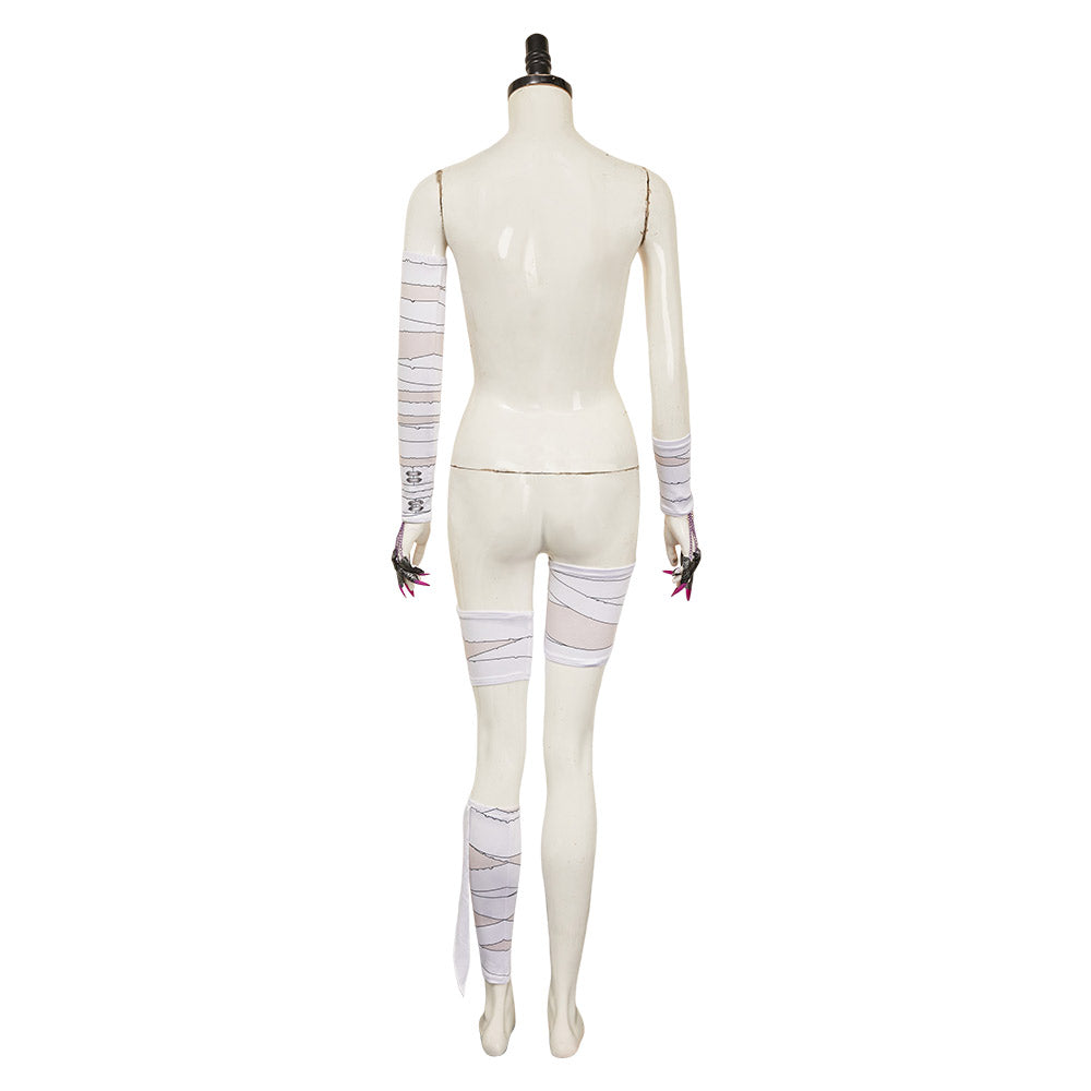 Street Fighter 6 AKI Tenue Verte Claire Cosplay Costume