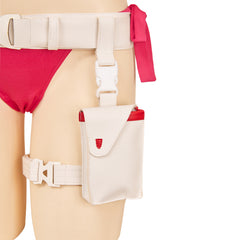 Street Fighter 6 Cammy White Maillot de Bain Bikini Rose et Blanc Cosplay Costume