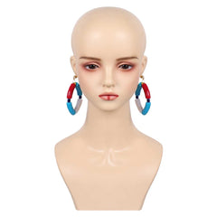 Street Fighter 6 Elena Boucles d'Oreilles+Bracelet Cosplay Accessoires