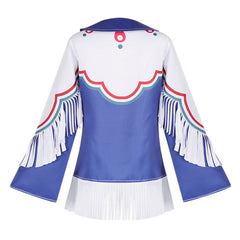 Street Fighter 6 Lily Hawk Haut Bleu Cosplay Costume