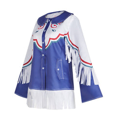 Street Fighter 6 Lily Hawk Haut Bleu Cosplay Costume