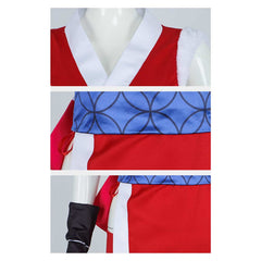 Street Fighter 6 Mai Shiranui Tenue Rouge Cosplay Costume Ver.2