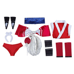 Street Fighter 6 Mai Shiranui Tenue Rouge Cosplay Costume Ver.2