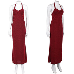 Super Mario Bros Pauline Robe Rouge Cosplay Costume