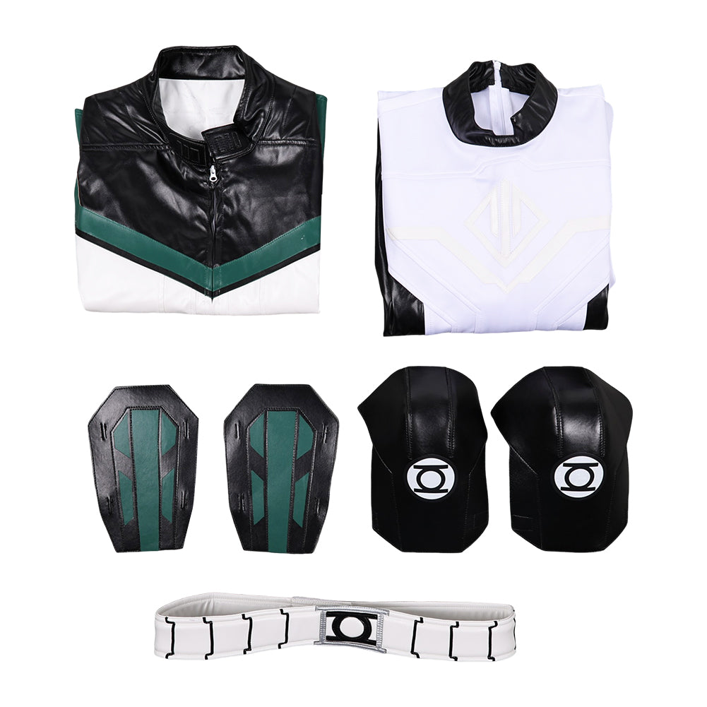 Superman(2025) Green Lantern Tenue Blanche et Noire Cosplay Costume