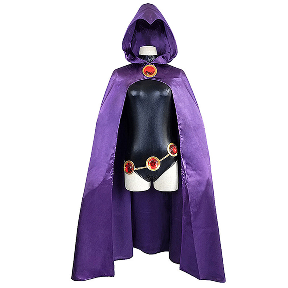 Teen Titans Raven Cosplay Costume Outfits Halloween Carnival Suit