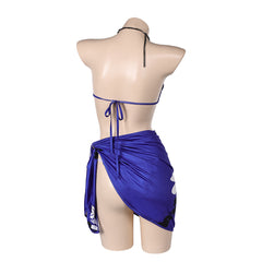 Tekken 8 Reina Maillot de Bain Bikini Violet Cosplay Costume