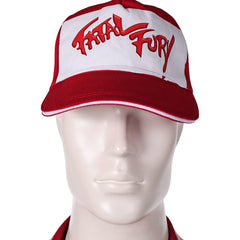 Tekken 8 Terry Veste Rouge+Chapeau+Gants Cosplay Costume