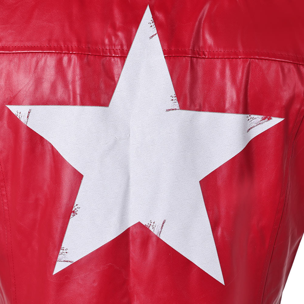 Tekken 8 Terry Veste Rouge+Chapeau+Gants Cosplay Costume