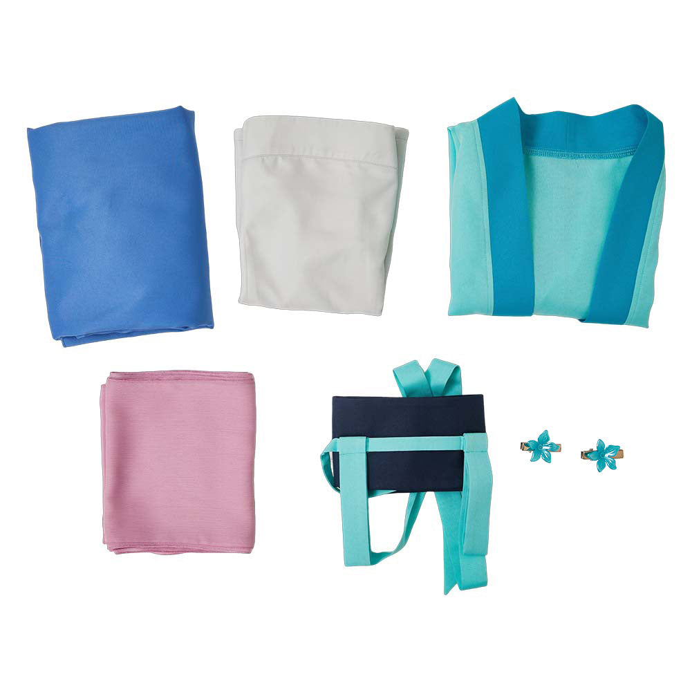 The Apothecary Diaries Saision 2(2025) Maomao Tenue Verte et Bleue Cosplay Costume