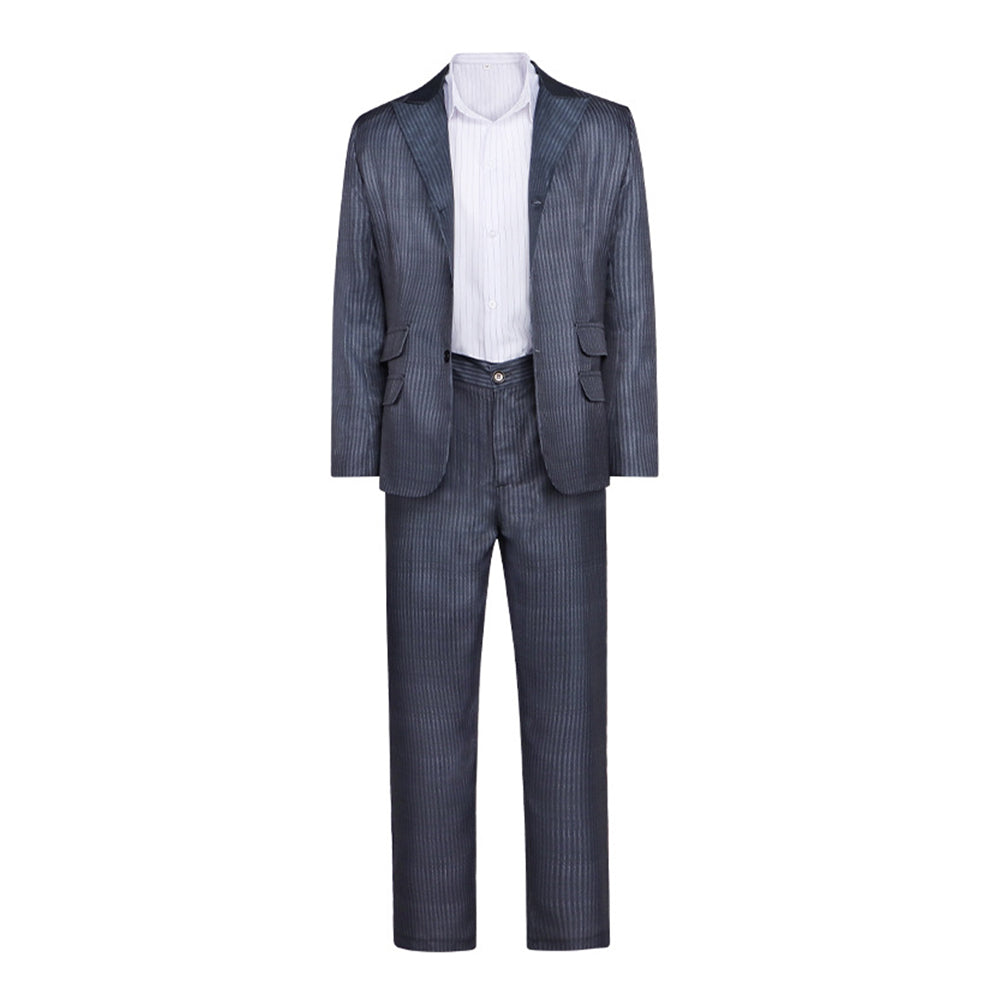 The Bride!(2026) Frankenstein Tenue Bleue Cosplay Costume