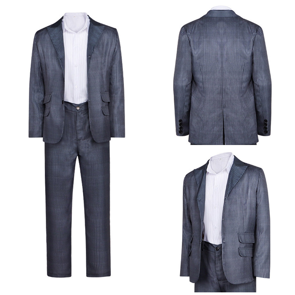 The Bride!(2026) Frankenstein Tenue Bleue Cosplay Costume