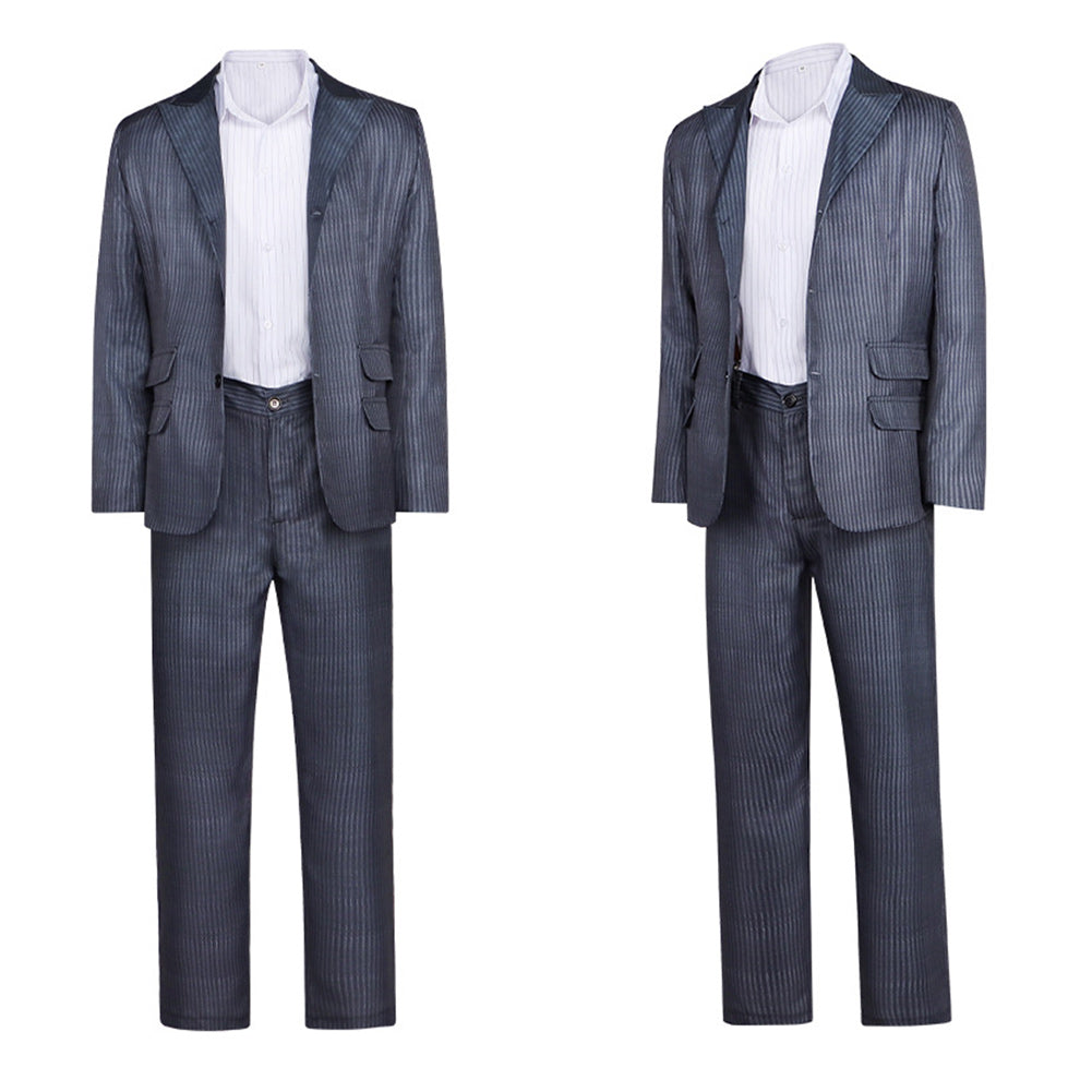 The Bride!(2026) Frankenstein Tenue Bleue Cosplay Costume