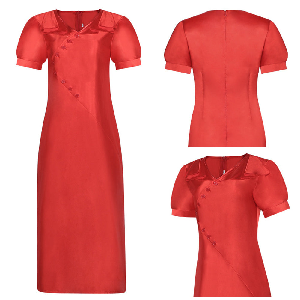 The Bride!(2026) The Bride Robe Rouge Cosplay Costume