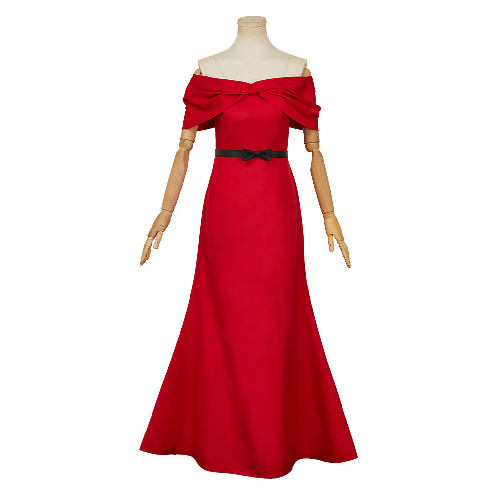 The Dinner Table Detective(2025) Houshou Reiko Robe Rouge Cosplay Costume
