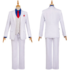 The Dinner Table Detective(2025) Kazamatsuri Kyouichirou Tenue Blanche Cosplay Costume