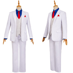 The Dinner Table Detective(2025) Kazamatsuri Kyouichirou Tenue Blanche Cosplay Costume