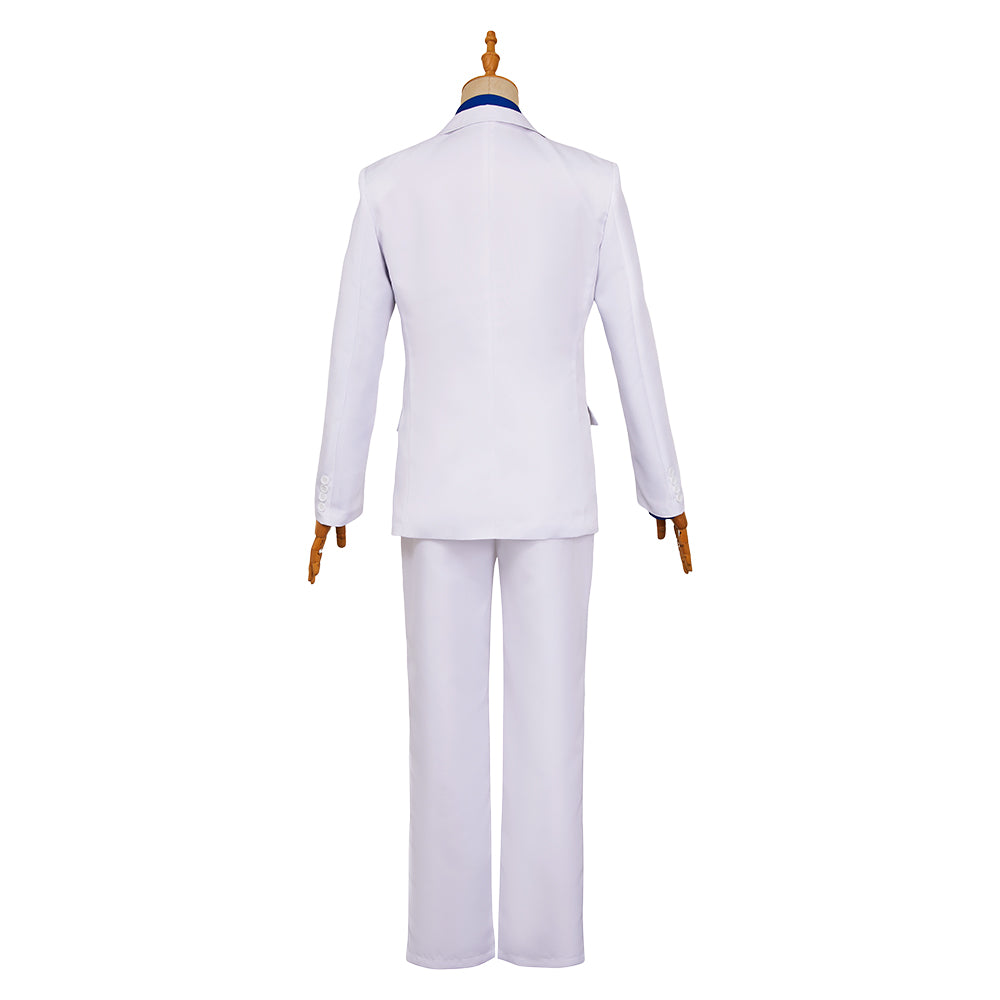 The Dinner Table Detective(2025) Kazamatsuri Kyouichirou Tenue Blanche Cosplay Costume