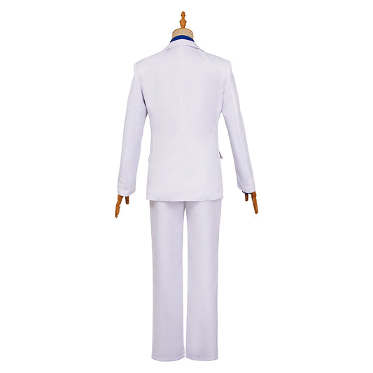 The Dinner Table Detective(2025) Kazamatsuri Kyouichirou Tenue Blanche Cosplay Costume