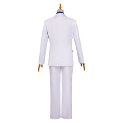 The Dinner Table Detective(2025) Kazamatsuri Kyouichirou Tenue Blanche Cosplay Costume