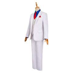 The Dinner Table Detective(2025) Kazamatsuri Kyouichirou Tenue Blanche Cosplay Costume