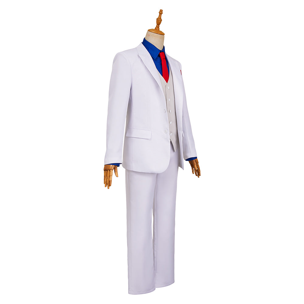 The Dinner Table Detective(2025) Kazamatsuri Kyouichirou Tenue Blanche Cosplay Costume