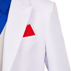 The Dinner Table Detective(2025) Kazamatsuri Kyouichirou Tenue Blanche Cosplay Costume