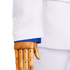 The Dinner Table Detective(2025) Kazamatsuri Kyouichirou Tenue Blanche Cosplay Costume