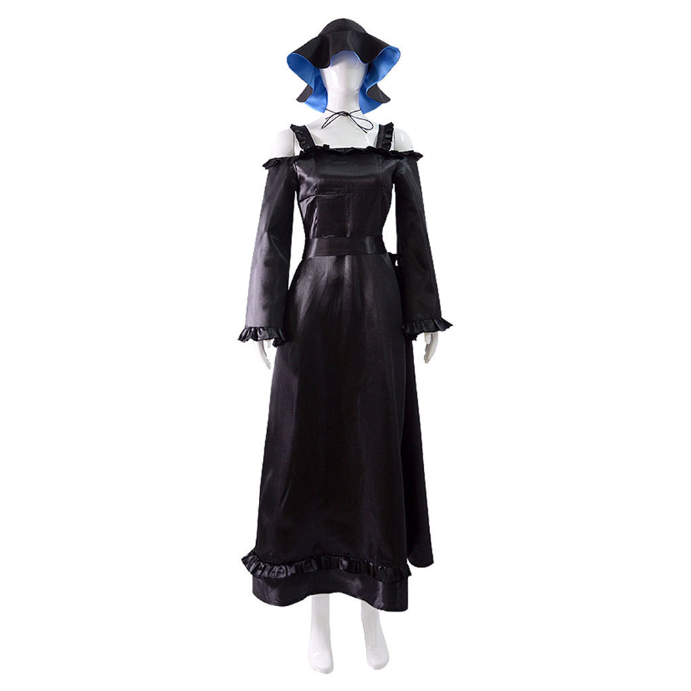 The Duke of Death and His Maid Alice Lendrott Robe Gothique Noire Cosplay Costume