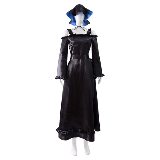 The Duke of Death and His Maid Alice Lendrott Robe Gothique Noire Cosplay Costume